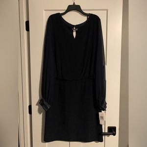 Alex Evenings Navy Blue Mother of Bride or Groom Dress